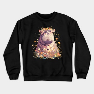 hippopotamus Crewneck Sweatshirt